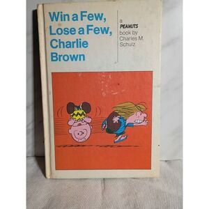 Win a Few Lose a Few Charlie Brown Peanuts Book Charles M Schulz 1974 Hardcover